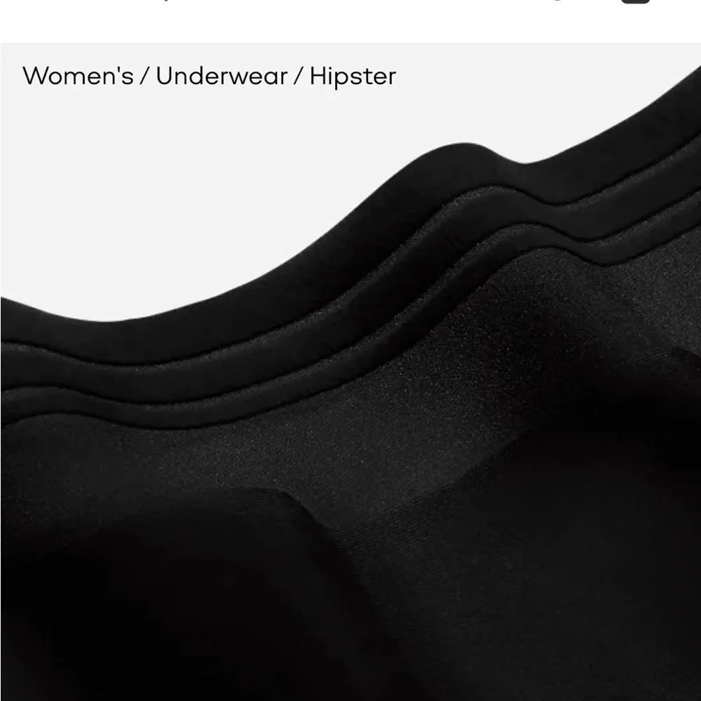Bombas Black High-Waisted NO SHOW Panties Underwear - Picture 4 of 4